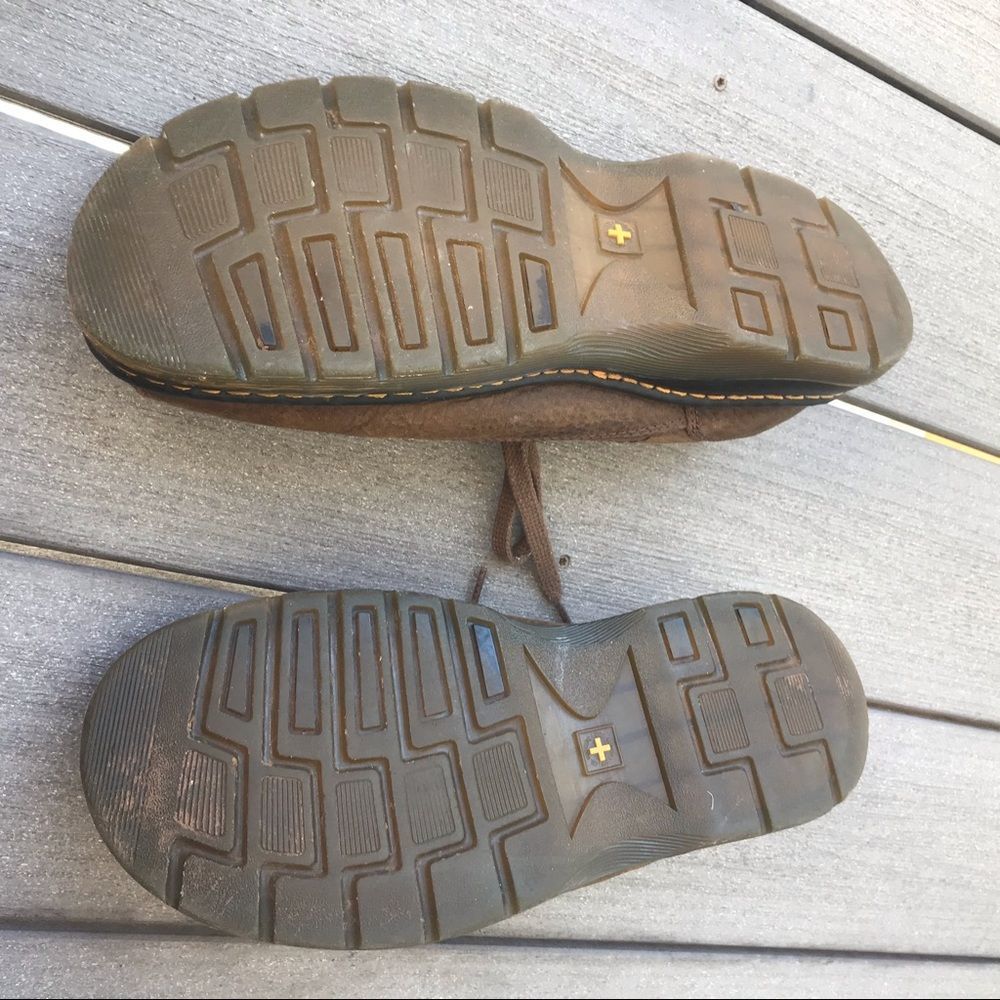 Dr. Martens John Brown Leather 5 Eye Shoes - Picture 3 of 7